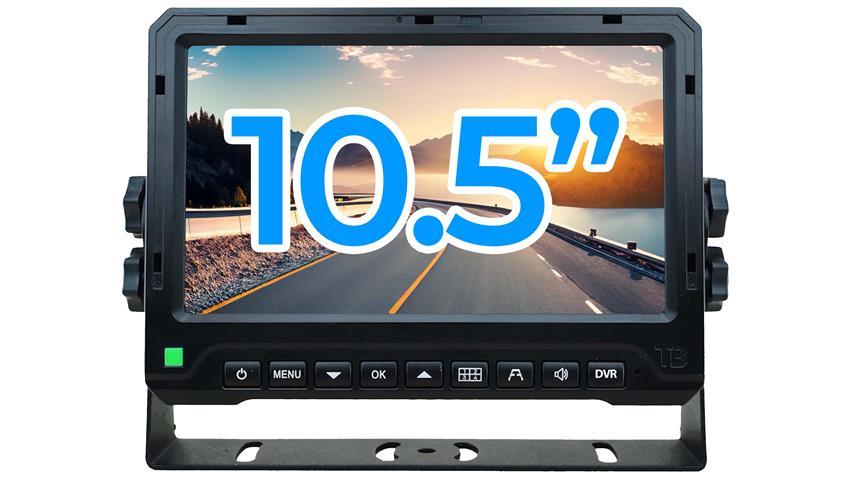 10-Inch 1080P Ultra Hi-Def Rear View Monitor for AHD Backup Cameras Only