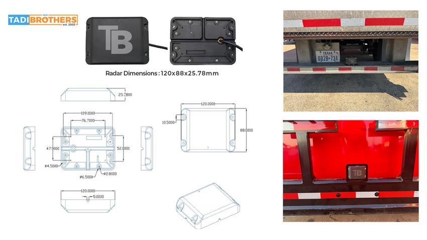 77GHz Radar Sensor Component for Fleet Safety Systems