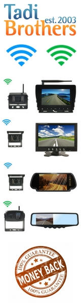 aftermarket reverse camera and a monitor