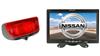 The Nissan NV200 backup camera is designed to replace the existing brake light housing with an integrated backup camera.