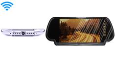 Wireless High Definition License Plate Backup Camera with Clip on Mirror
