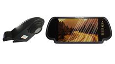 Overhang Bus Camera with Rear View Clip-on Mirror