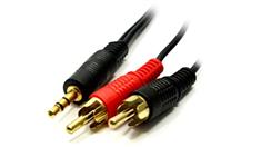 RCA to 3.5mm Gold