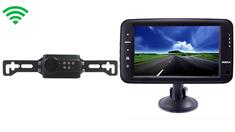 Digital Wireless License Plate Backup Camera with Monitor
