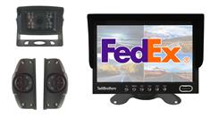FedEx Delivery Truck 3 Backup Camera System (Ultra HD)