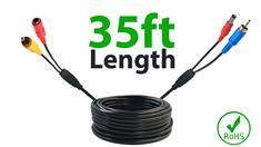 35ft RCA Premium Cable for Backup Camera