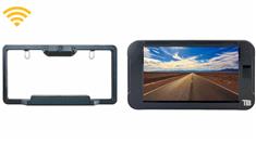 Digital Wireless Solar Powered License Backup Camera with 5-inch Screen (S1)