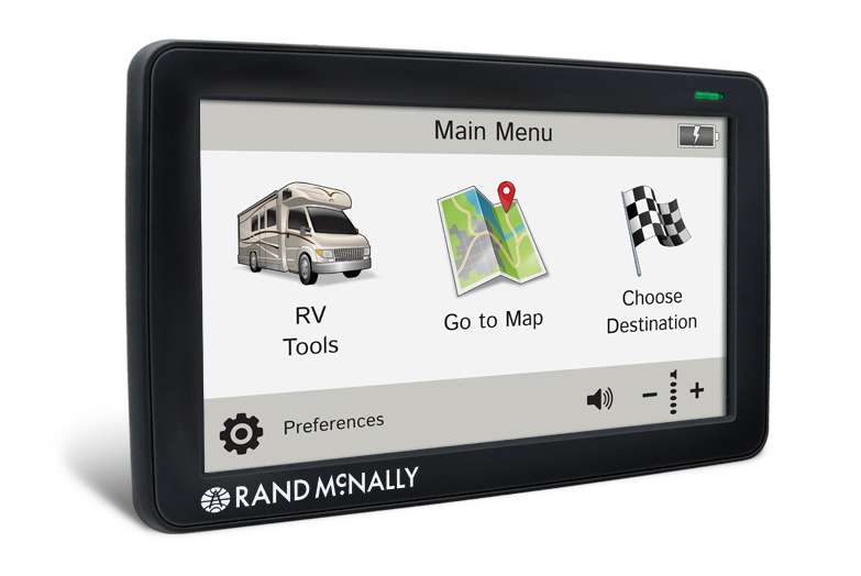 Rand McNally GPS navigation with optional Backup Camera