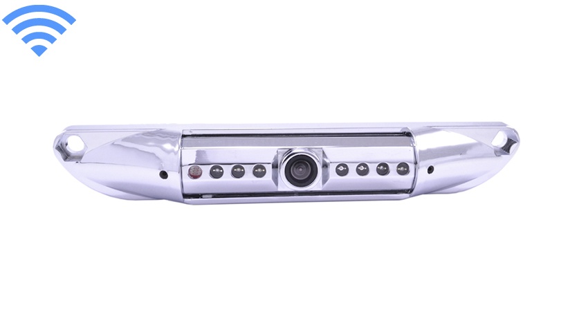 120° Degree Silver License Plate Car Camera (Hi-Res Wireless CCD) | SKU93098