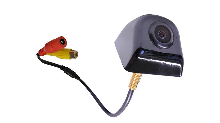 The cubed tailgate camera is a low profile design mounted next to the handle of your truck's tailgate