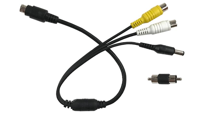6 pin adapter for backup camera system