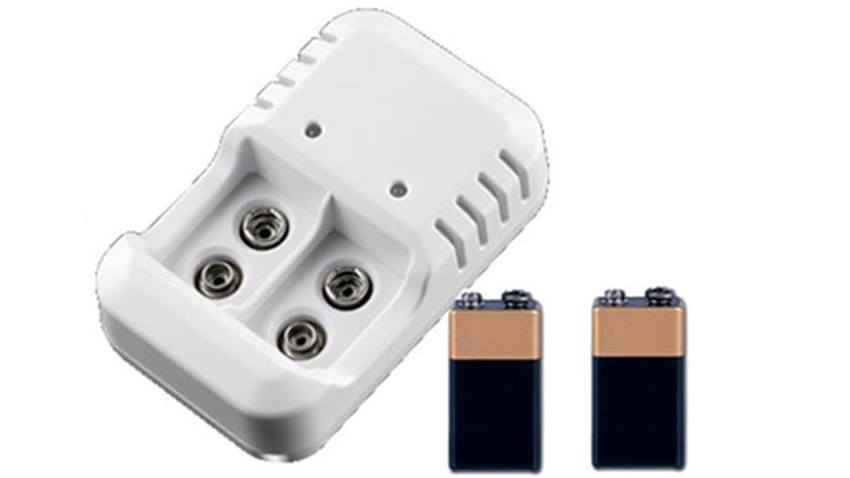 2 Rechargeable 9V Batteries and wall Charger | SKU98653