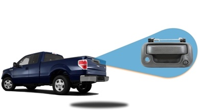 Ford F150 pickup truck Emblem Backup Camera